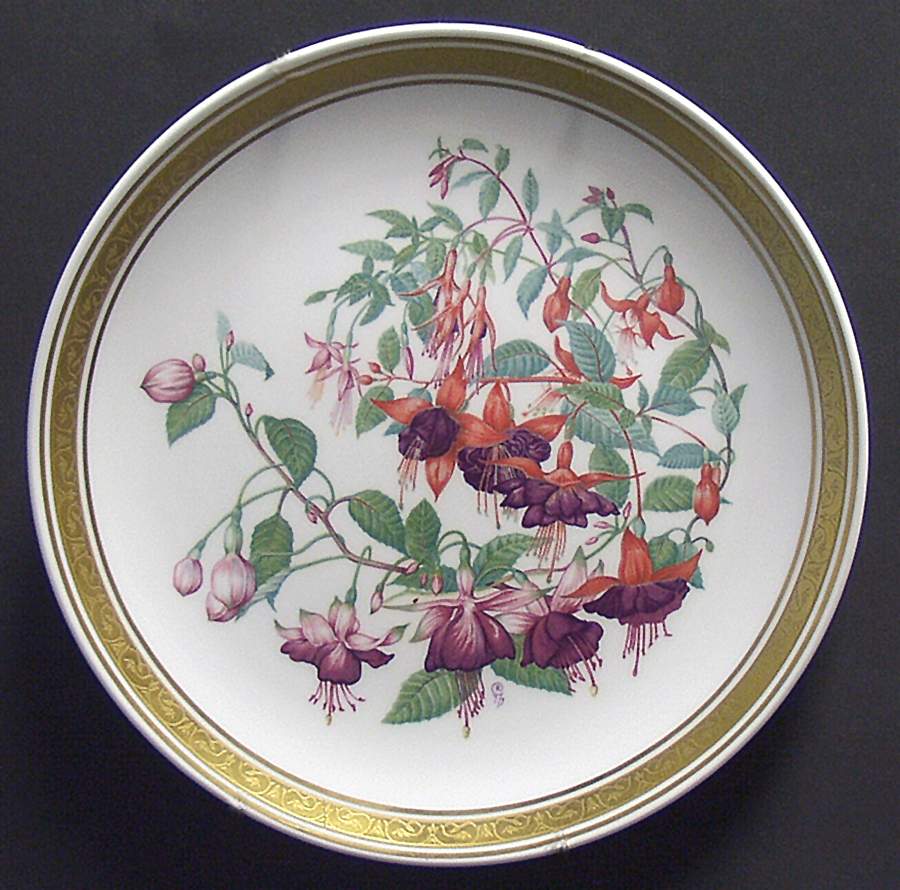 International Gallery Flowers Fuchsias - No Box by Franklin Mint-1