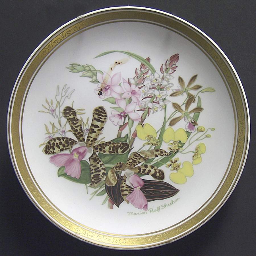 International Gallery Flowers Orchids - No Box by Franklin Mint-1