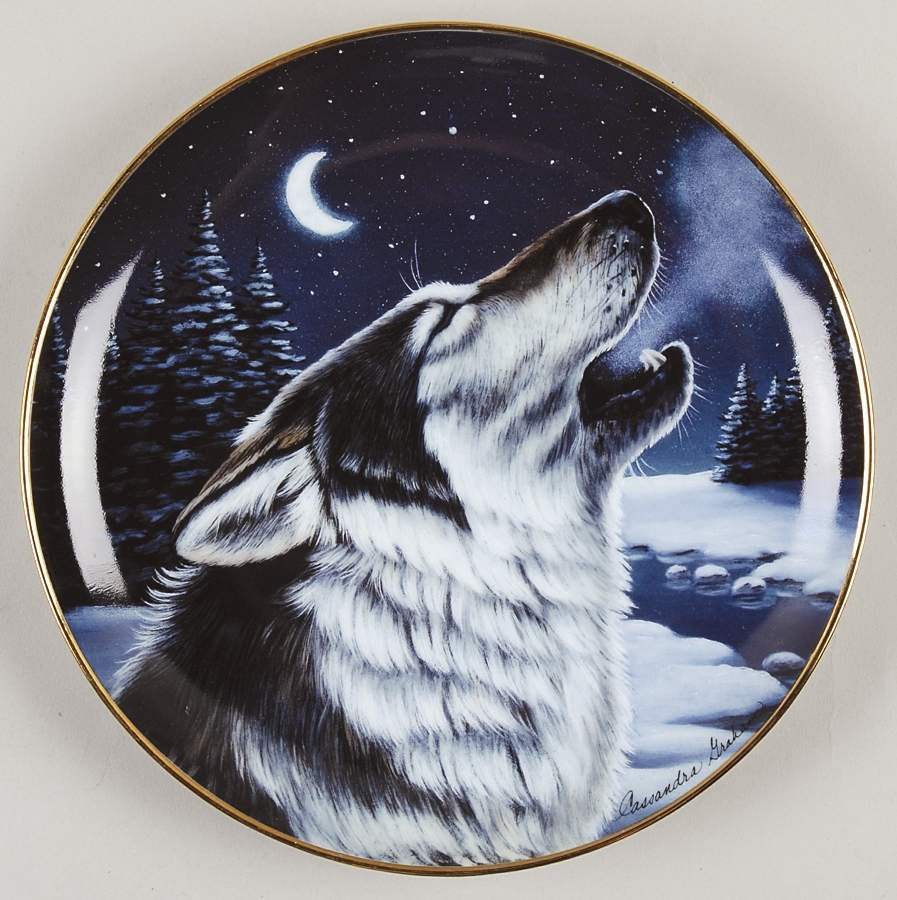 International Wildlife Coalition Cry At Midnight - No Box by Franklin Mint-1