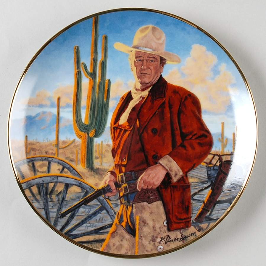 John Wayne-The Legend Lives On Champion Of The West - No Box by Franklin Mint-1