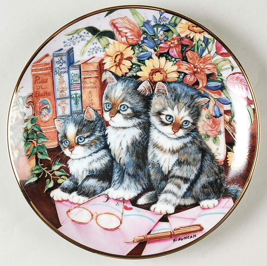 Kitten Capers Kitty Literature - No Box by Franklin Mint-1