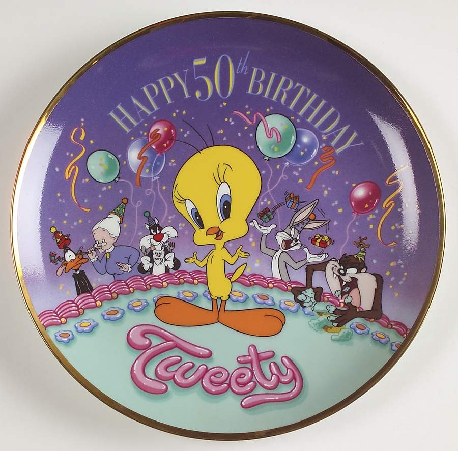 Looney Tunes Tweety 50th Birthday - No Box by Franklin Mint-1