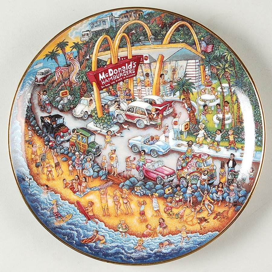 Mcdonalds Gold Moments Golden Summer - No Box by Franklin Mint-1