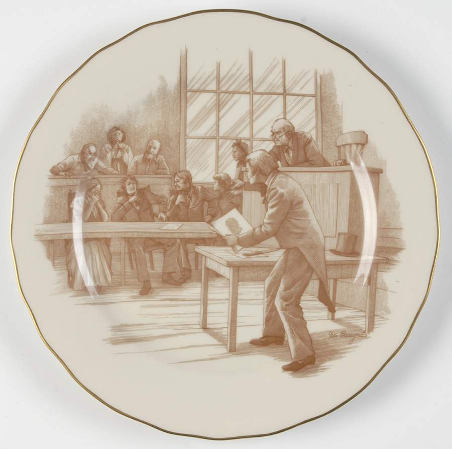 Mark Twain Finger Printing Pays Off - No Box by Franklin Mint-1