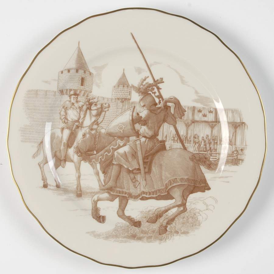 Mark Twain Facing A Charging Knight - Boxed by Franklin Mint-1