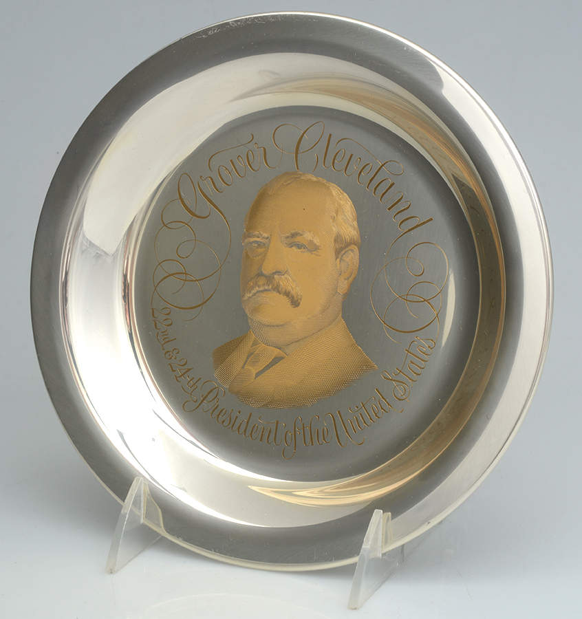 Presidential Plates Grover Cleveland-22th&24th President - No Box by Franklin Mint-1