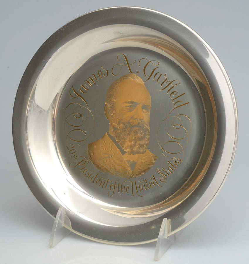 Presidential Plates James A. Garfield-20th President - No Box by Franklin Mint-1