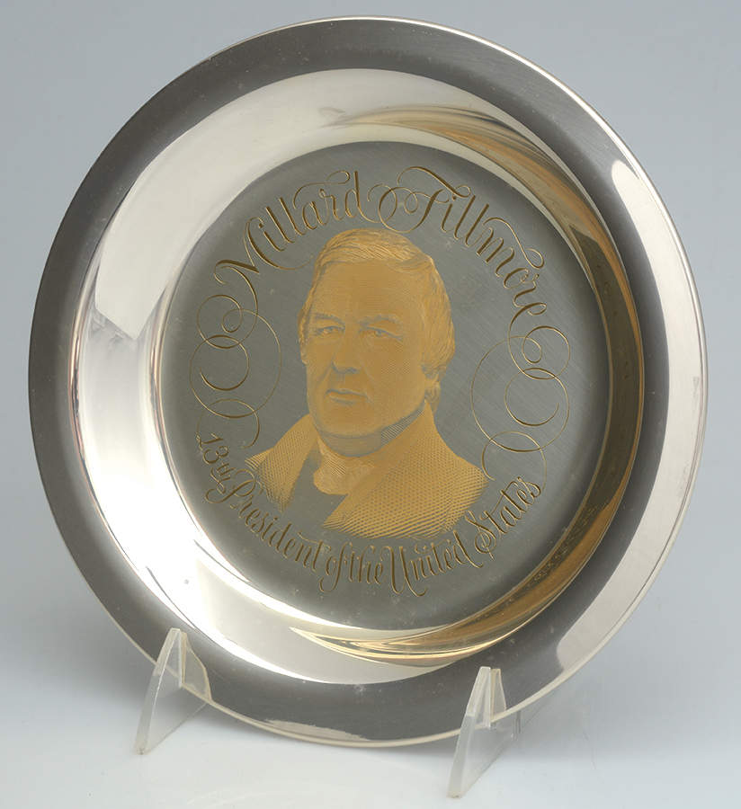Presidential Plates Millard Fillmore-13th President - No Box by Franklin Mint-1