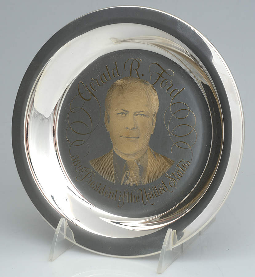 Presidential Plates Gerald R. Ford-38th President - No Box by Franklin Mint-1