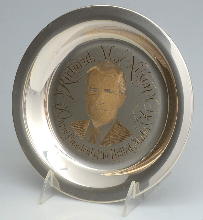 Presidential Plates Richard Nixon-37th President - No Box by Franklin Mint-1