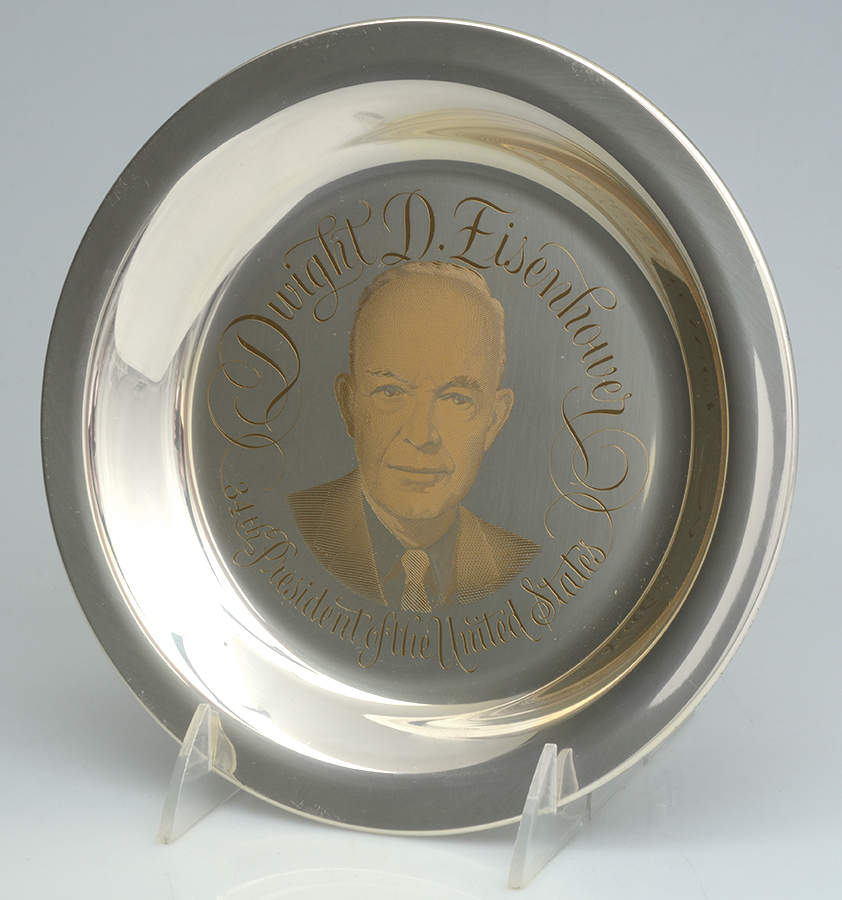 Presidential Plates Dwight D. Eisenhower-34th President - Boxed by Franklin Mint-1