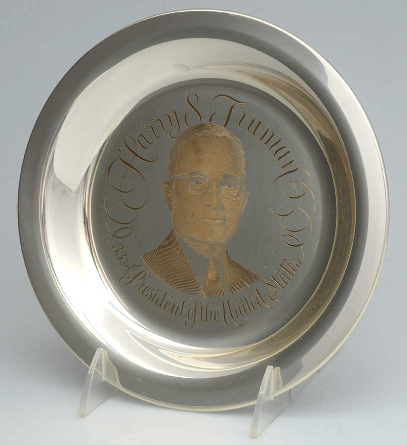 Presidential Plates Harry S. Truman-33rd President - No Box by Franklin Mint-1