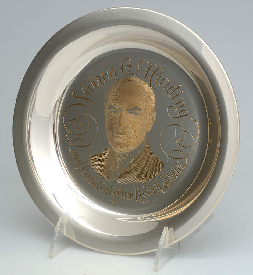 Presidential Plates Warren G. Harding-29th President - No Box by Franklin Mint-1