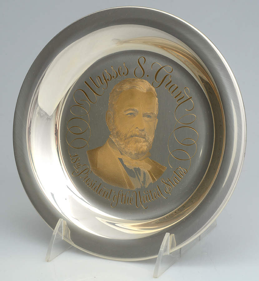 Presidential Plates Ulysses S. Grant-18th President - No Box by Franklin Mint-1