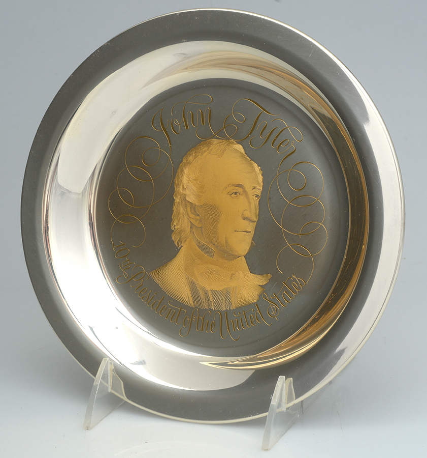Presidential Plates John Tyler-10th President - Boxed by Franklin Mint-1