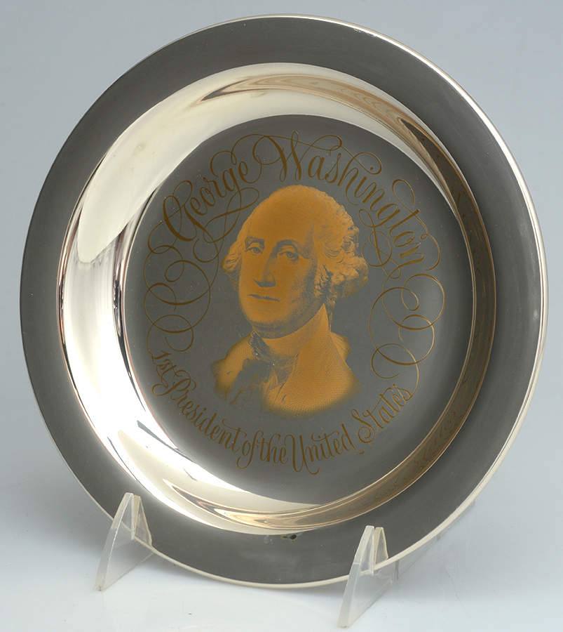 Presidential Plates George Washington-1st President - No Box by Franklin Mint-1