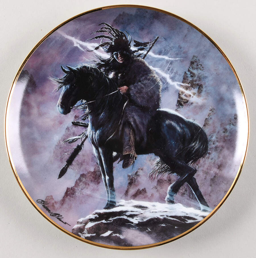 Western Heritage Museum Spirit Spirit Of The Storm - No Box by Franklin Mint-1