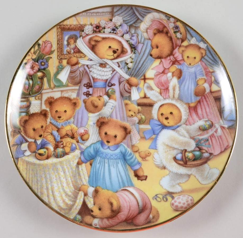 World of Teddy Bears Egg-Citement - No Box by Franklin Mint-1