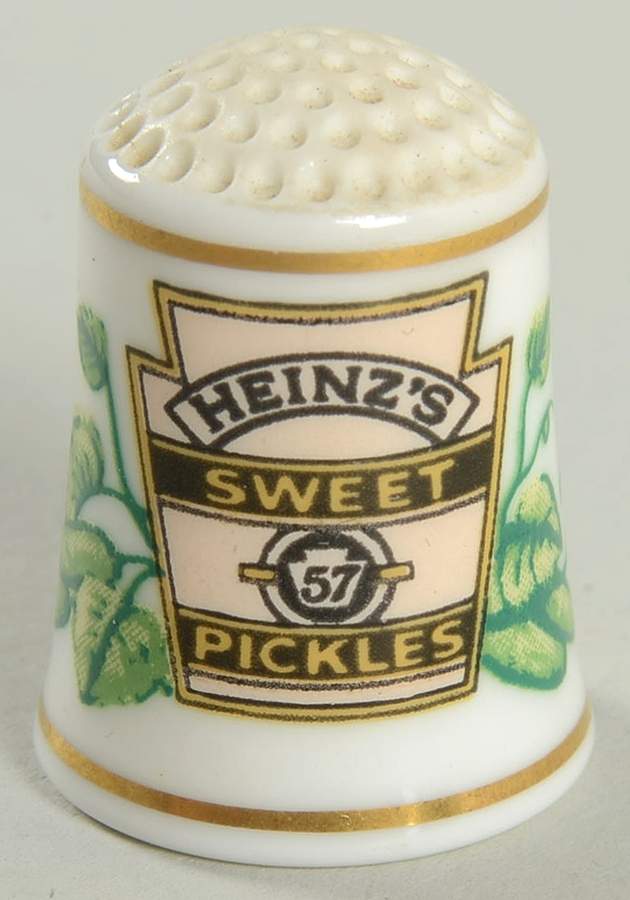 Country Store Thimbles Heinz Sweet Pickles - No Box by Franklin Mint-1