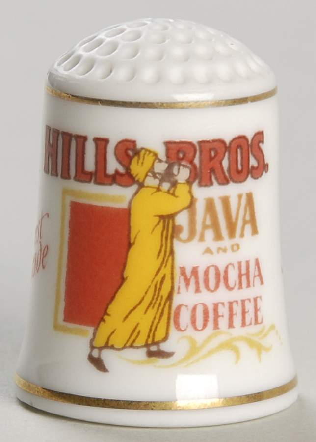 Country Store Thimbles Hills Brothers Coffees - No Box by Franklin Mint-1