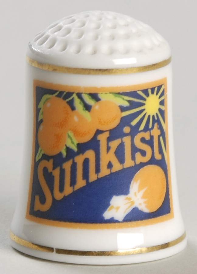 Country Store Thimbles Sunkist - No Box by Franklin Mint-1