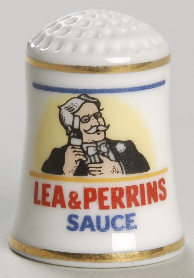 Country Store Thimbles Lea & Perrins Sauce - No Box by Franklin Mint-1