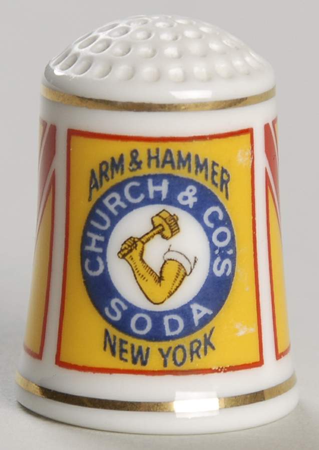 Country Store Thimbles Arm & Hammer - No Box by Franklin Mint-1