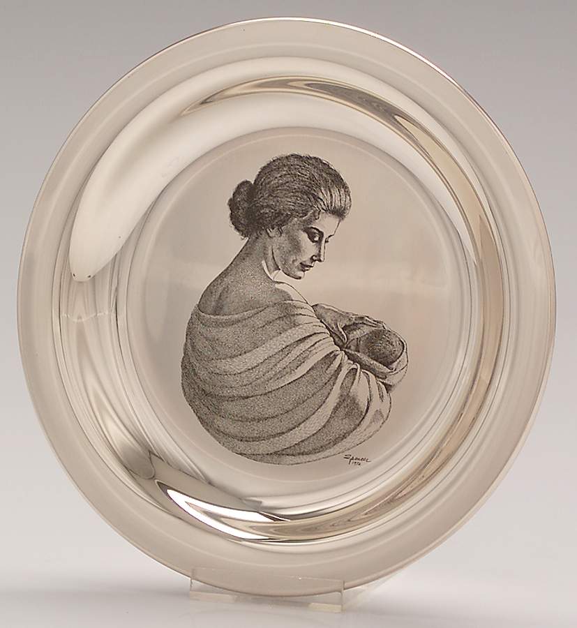 Mother & Child-Irene Spencer Mother And Child - With Box by Franklin Mint-1
