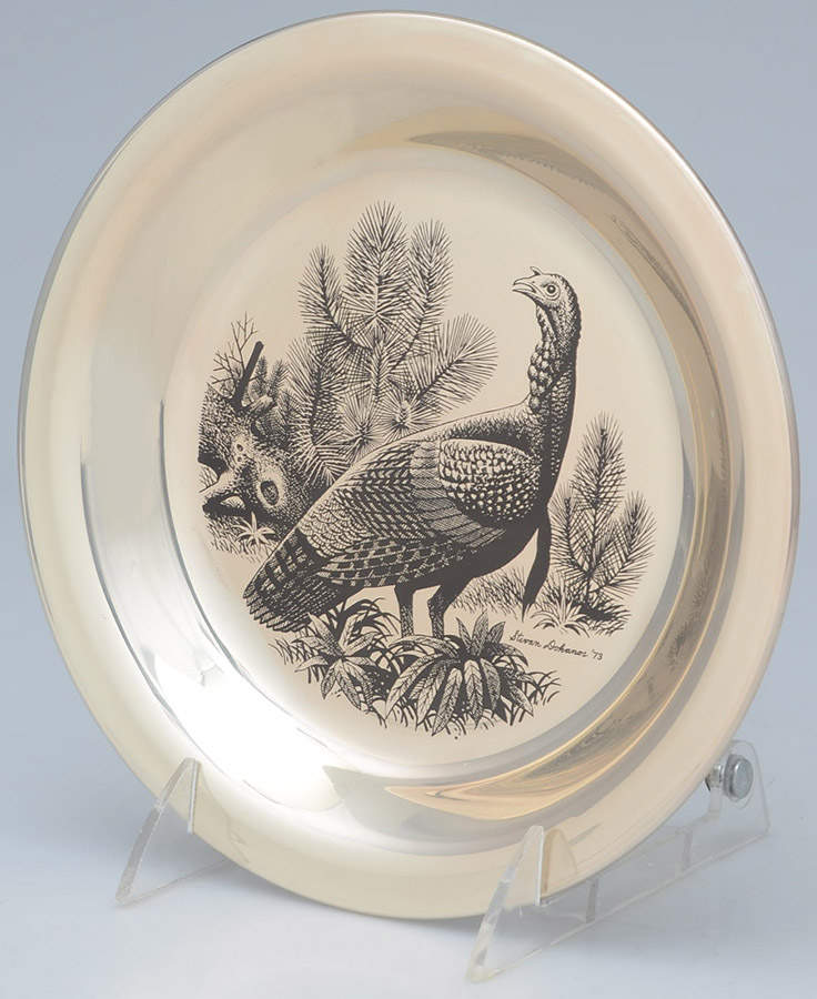 Thanksgiving American Wild Turkey - Boxed by Franklin Mint-1