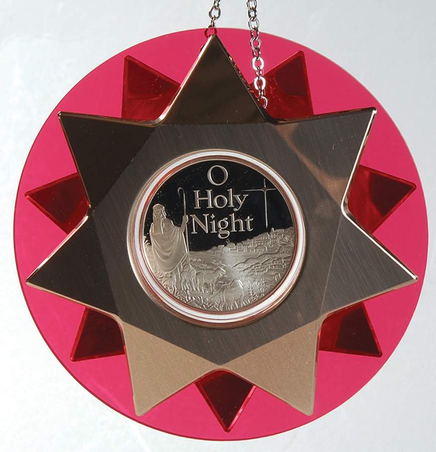 Christmas Carol Ornaments O Holy Night - Boxed by Franklin Mint-1