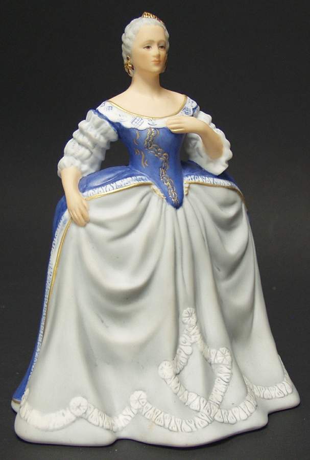 Great Queens of History Catherine The Great - With Box by Franklin Mint-1