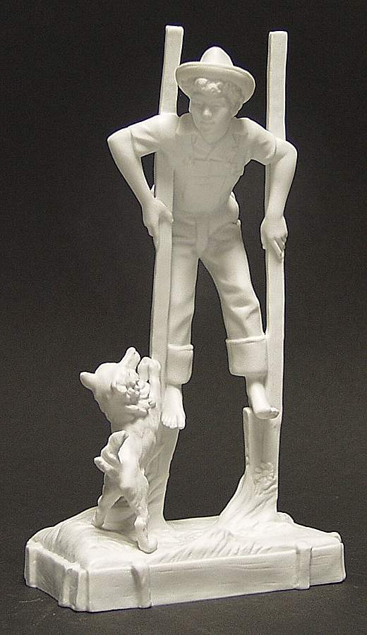Joys of Childhood The Stilt-Walker - No Box by Franklin Mint-1