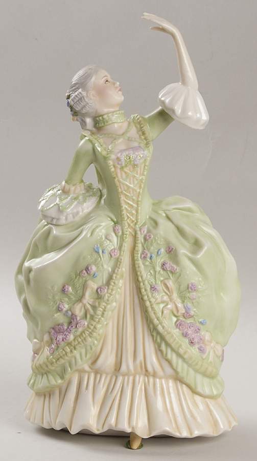 Museum of Costume Sophia-The Allemande - No Box by Franklin Mint-1