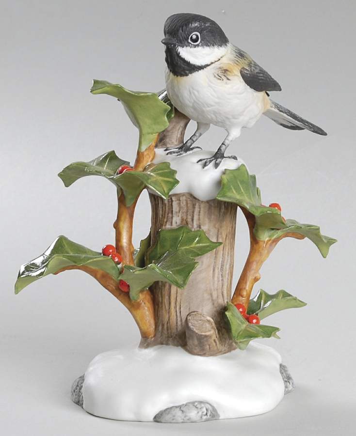 Royal Society for the Protection of Birds Black-Capped Chickadee - No Box by Franklin Mint-1