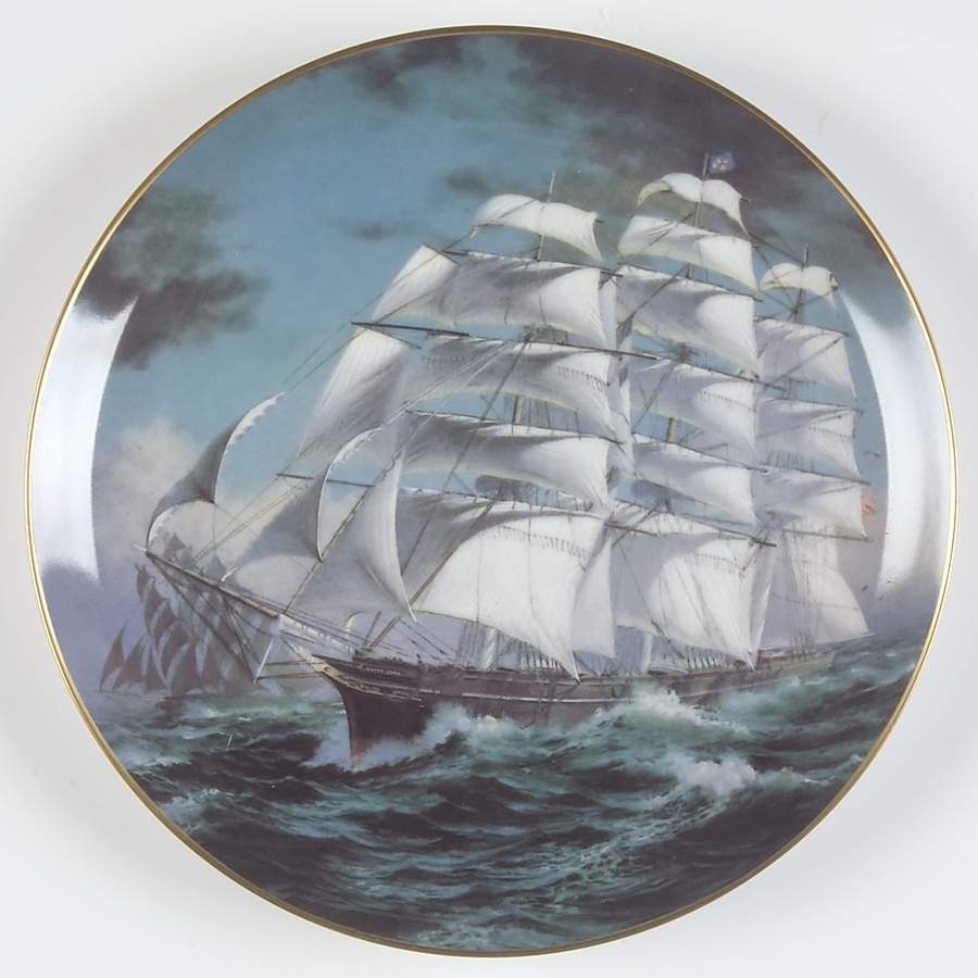 Great Clipper Ships Cutty Sark - No Box by Franklin Mint-1