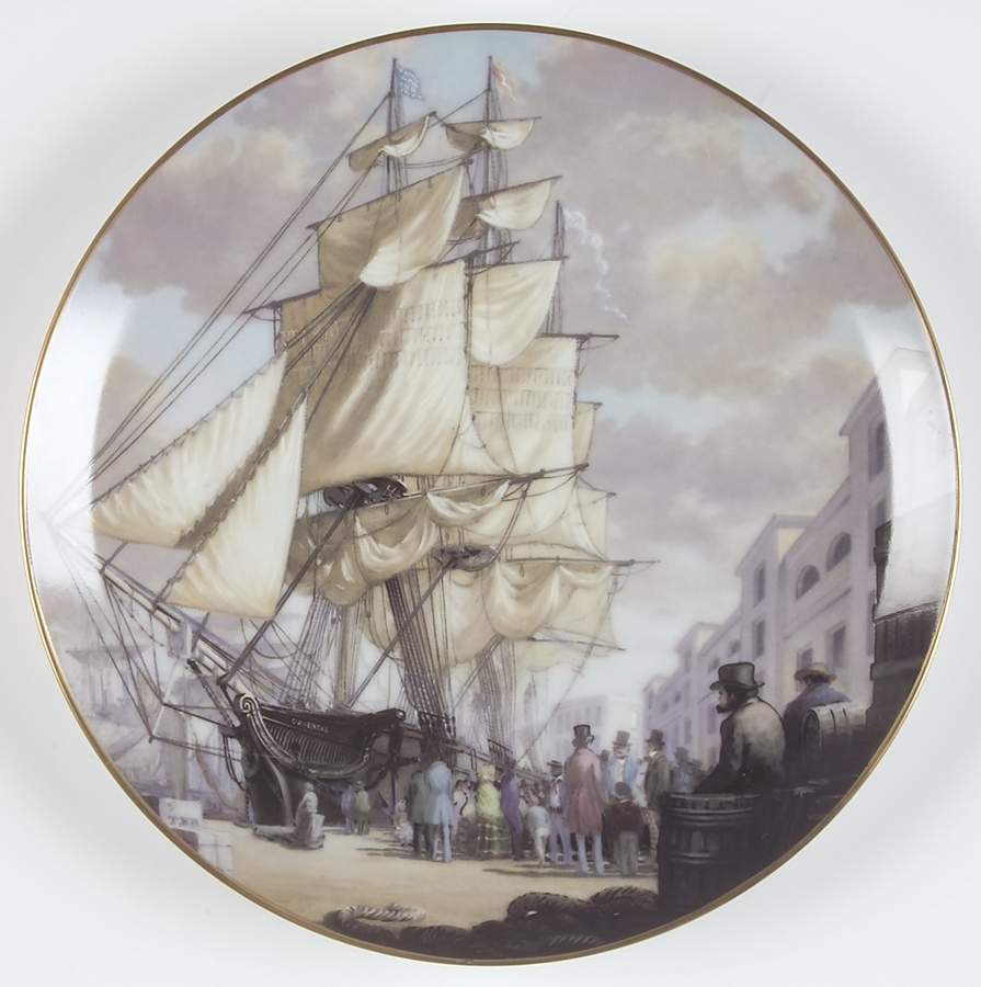 Great Clipper Ships Oriental - No Box by Franklin Mint-1