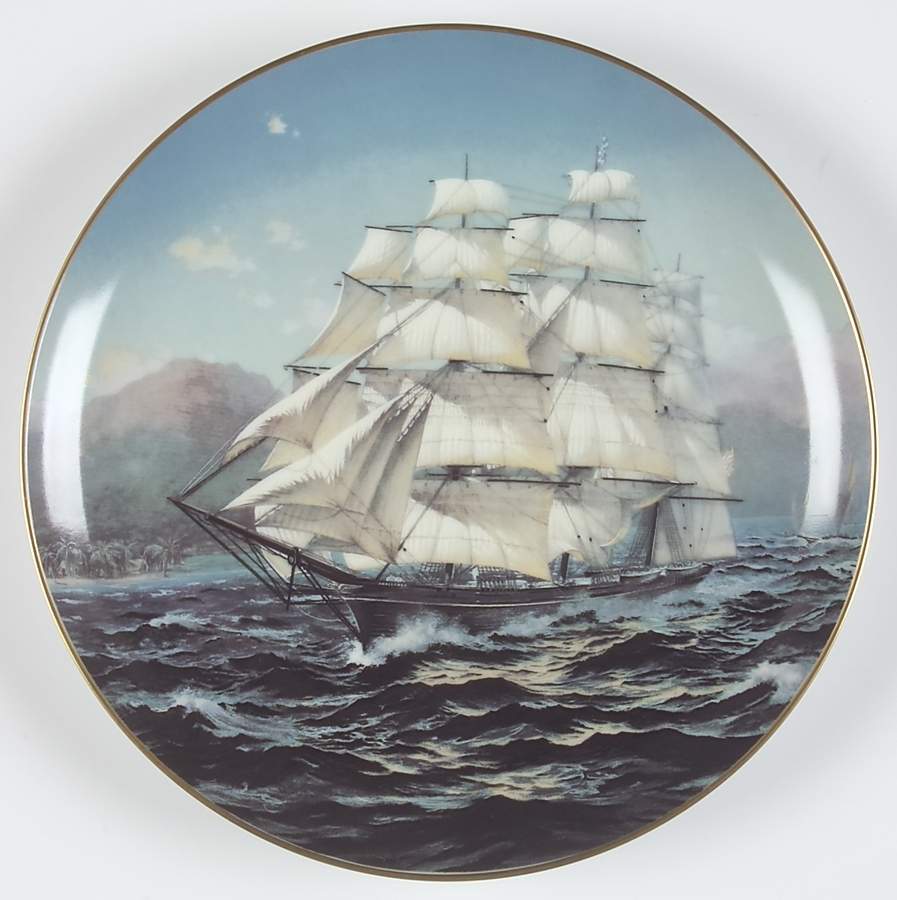 Great Clipper Ships Challenge - No Box by Franklin Mint-1