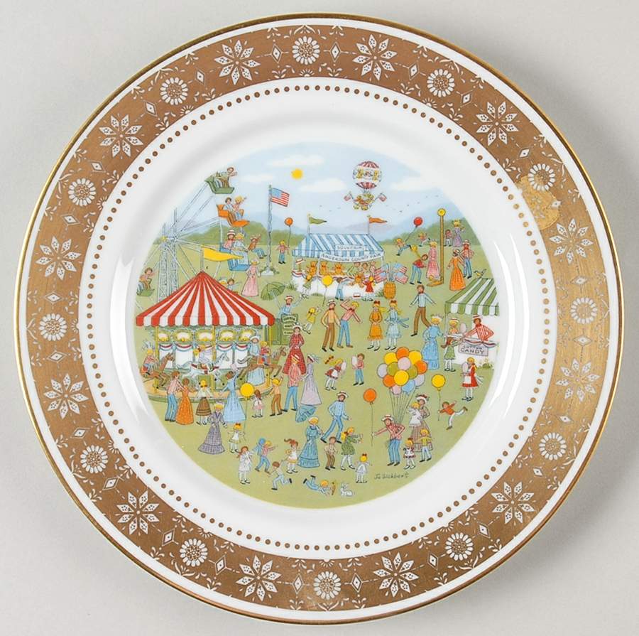 Hometown Memories Country Fair - No Box by Franklin Mint-1