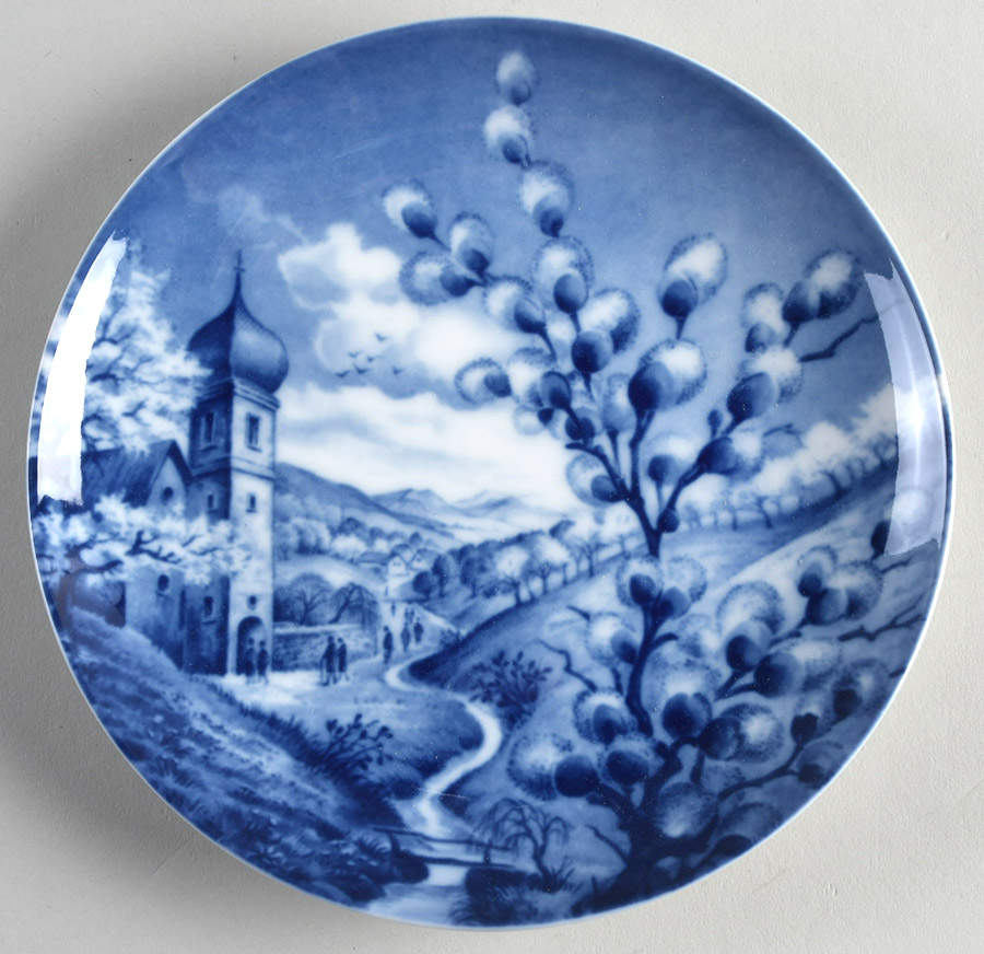 Easter Plate Pussywillow - Boxed by Furstenberg-1