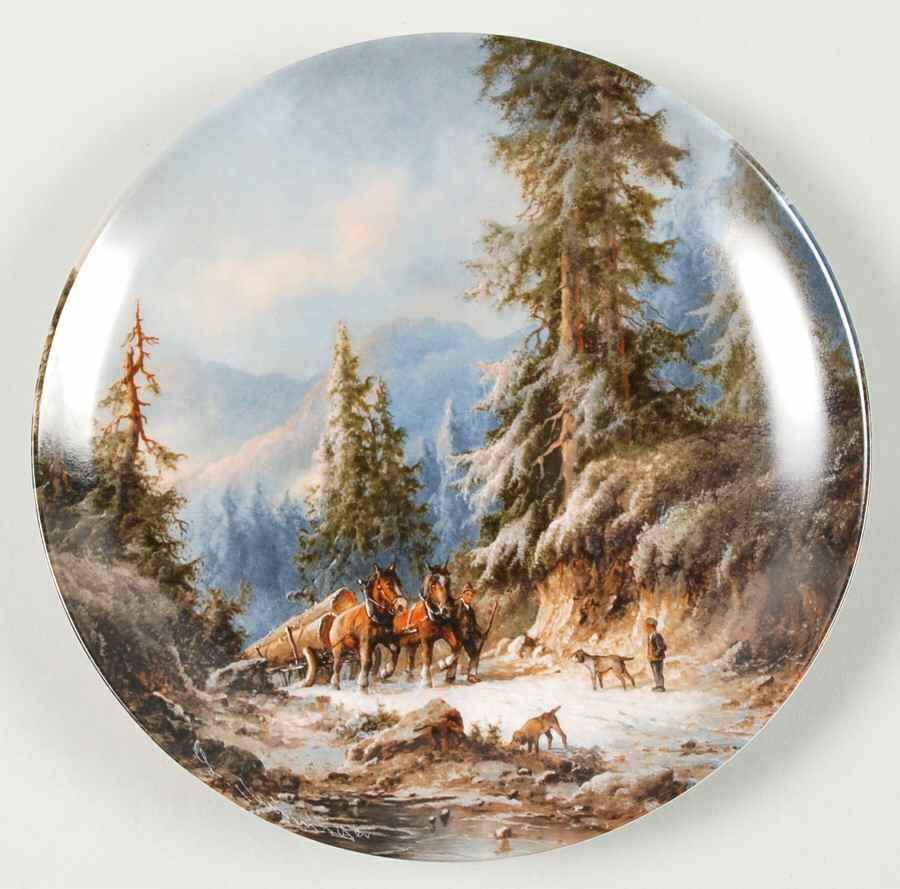 Muninger's Romantic Winter Impressions Return Of The Woodcutters - Boxed by Furstenberg-1