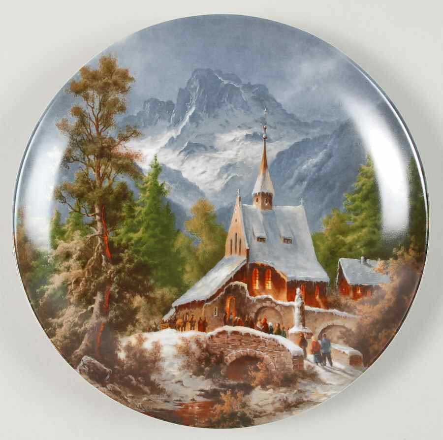 Muninger's Romantic Winter Impressions On The Way To Church - Boxed by Furstenberg-1