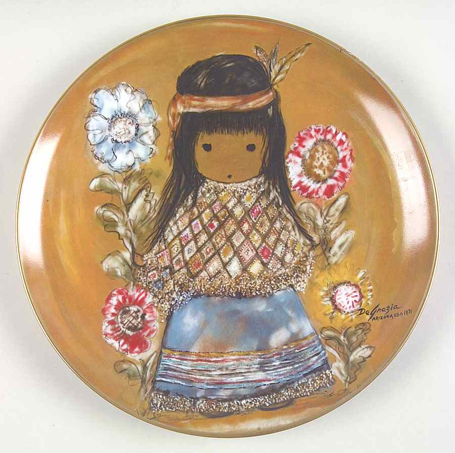 De Grazia Children Little Cocopah Indian Girl - Boxed by Fairmont Collectible-1