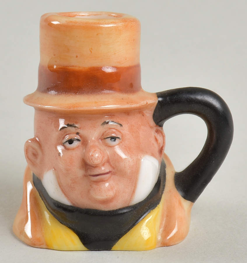 Mini Character Jugs Mr Micawber - No Box by Franklin Mint-1