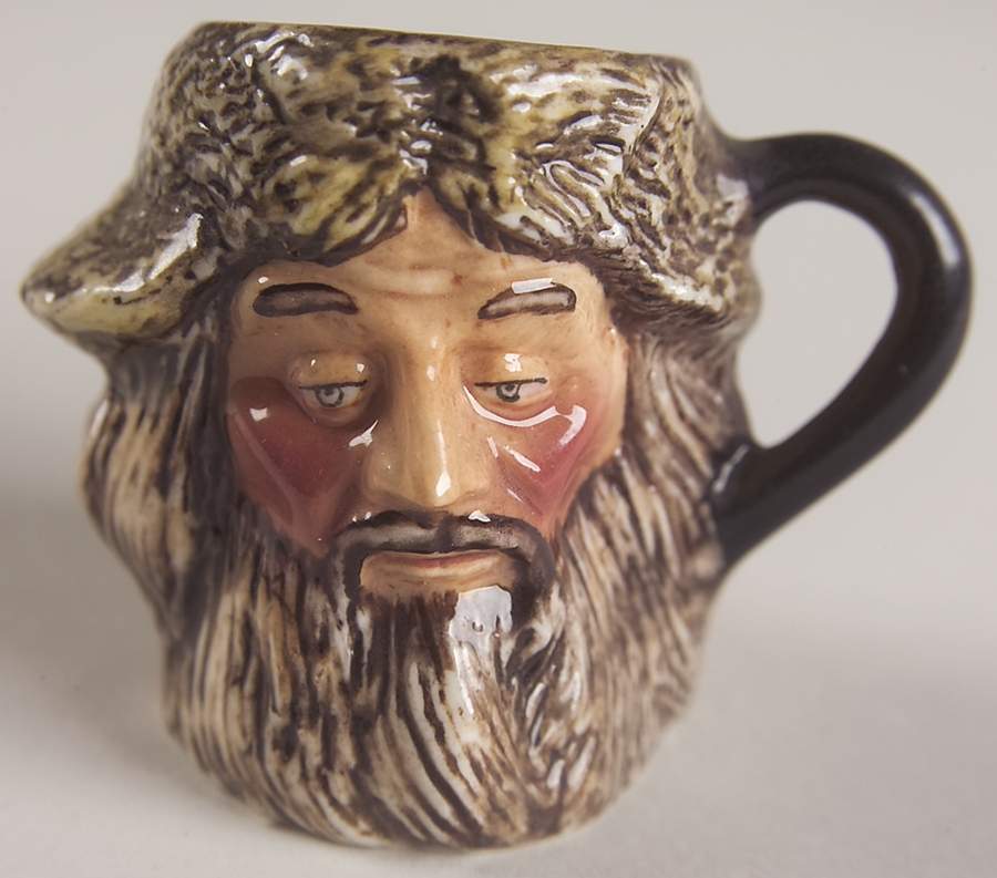 Mini Character Jugs Robinson Carusoe - Boxed by Franklin Mint-1