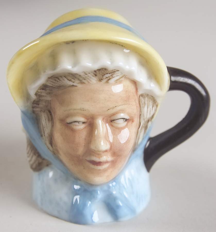 Mini Character Jugs Moll Flanders - Boxed by Franklin Mint-1