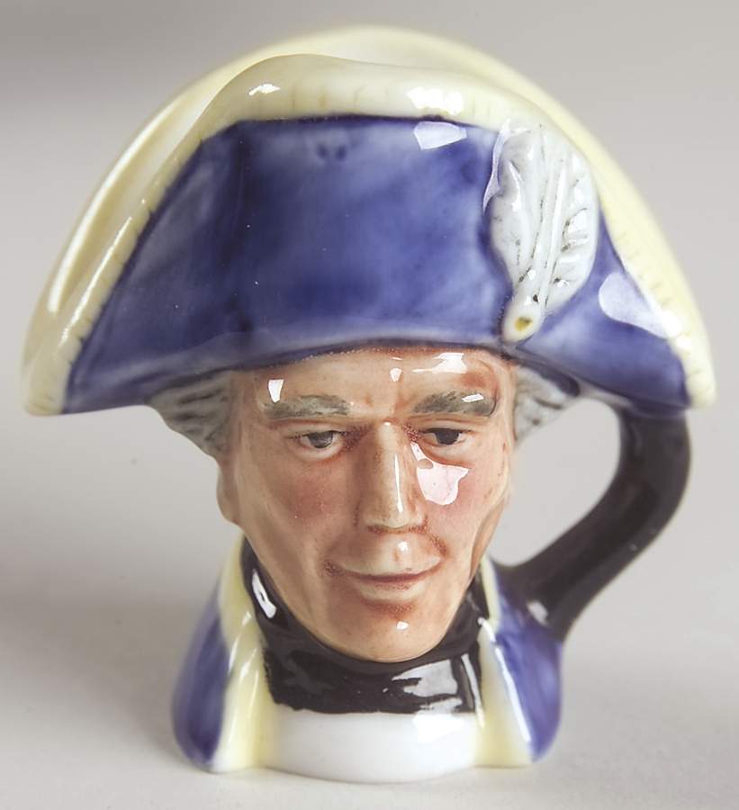 Mini Character Jugs Horn Blower - No Box by Franklin Mint-1