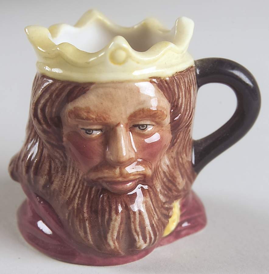 Mini Character Jugs King Arthur - No Box by Franklin Mint-1