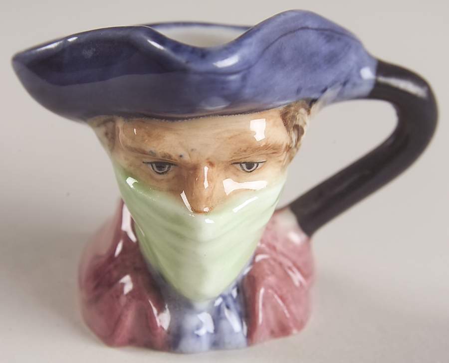 Mini Character Jugs Dick Turpin - No Box by Franklin Mint-1