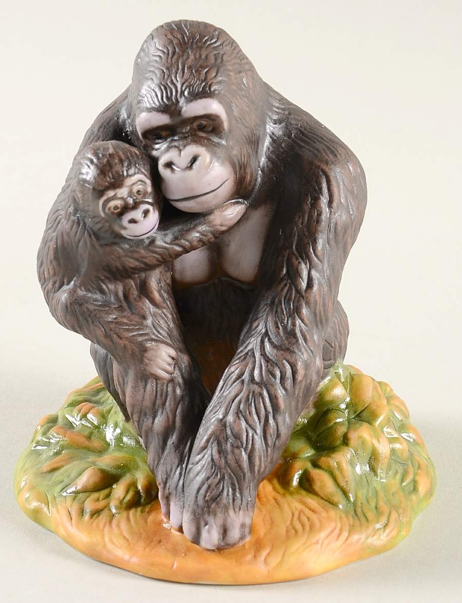 Endangered Mother & Baby Animals Gorilla - Boxed by Franklin Mint-1
