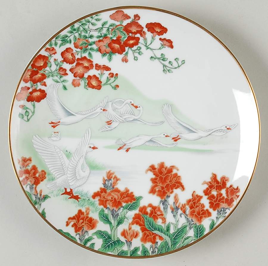 Birds & Flowers-Cathay Hsiaoshu - Small Heat - No Box by Franklin Mint-1